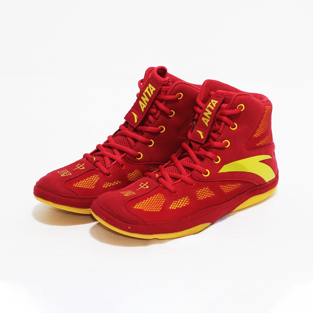 ANTA/安踏赞助中国代表团国家队摔跤比赛鞋国服摔跤鞋