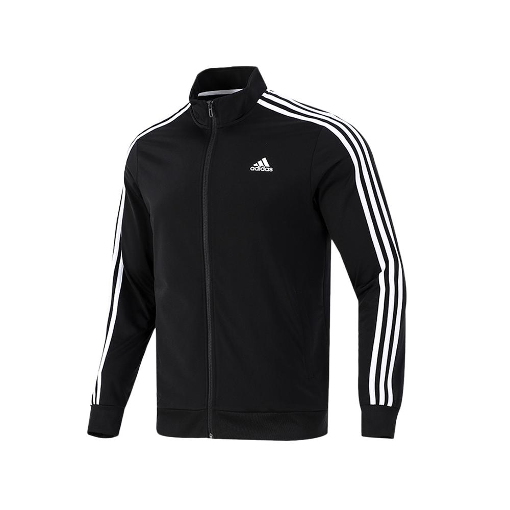 Adidas阿迪达斯夹克男装训练健身运动服三条纹外套H46099