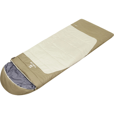 探路者 棉睡袋 睡袋男女通用2022春夏新款户外保暖便携露营睡袋 TECK80177-F90X 原木色