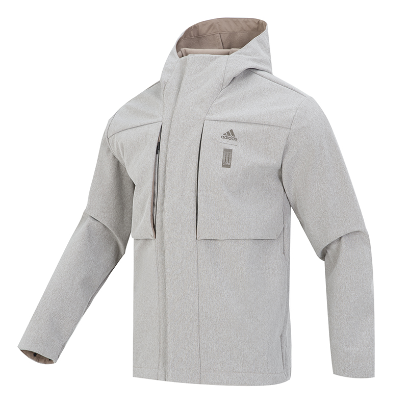 Adidas阿迪达斯外套男装新款运动服加绒保暖夹克HN8977