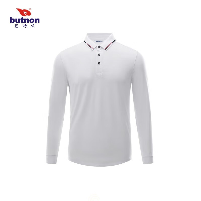 巴特侬（butnon） 巴特侬男女士运动t恤上衣长袖 M2701-白色-红色-风尚蓝 / W2702--白色-红色-风尚蓝