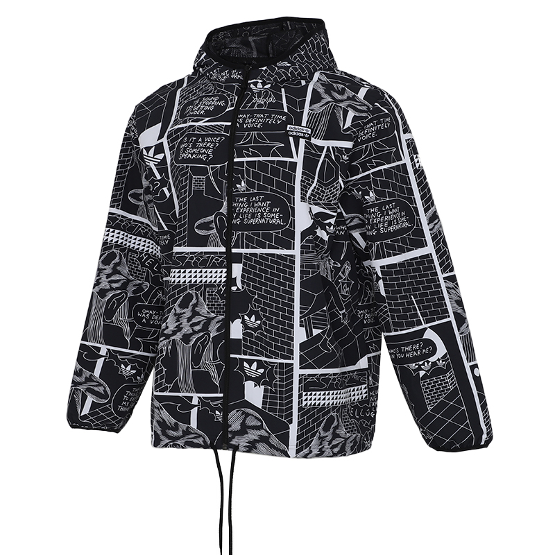 Adidas阿迪达斯男装三叶草运动迷彩外套夹克GN3333