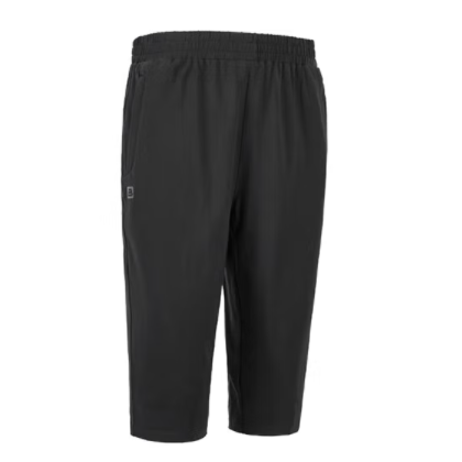 巴特侬（butnon） 巴特侬butnon男士针织运动中裤2022新款休闲裤跑步针织裤 M2331/W2332-黑色