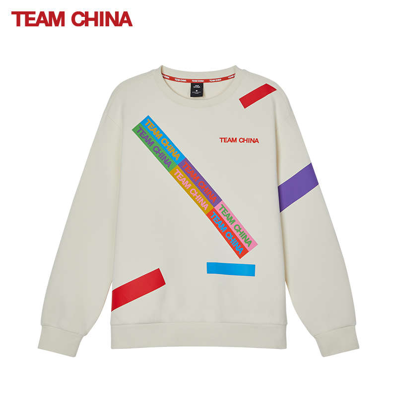 TEAM CHINA2022年秋冬新款男女运动休闲圆领套头卫衣TCMBB6ST596