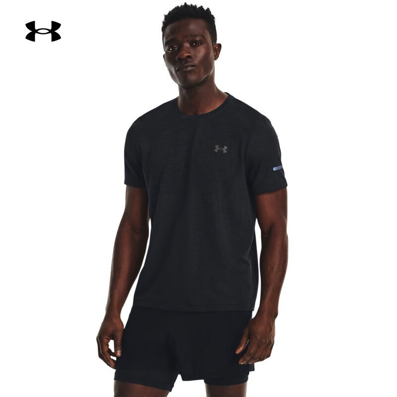安德玛春夏Seamless男子跑步运动短袖T恤1375692-001