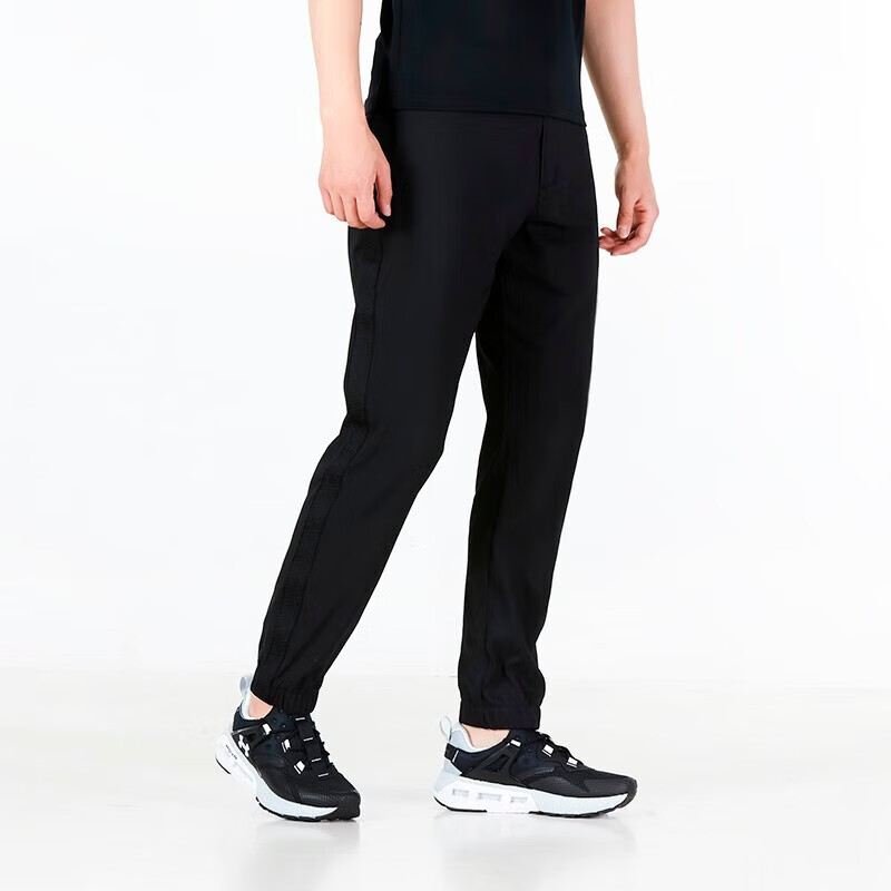 安德玛男裤跑步运动裤健身训练弹力舒适休闲裤针织透气长裤 1366291-001