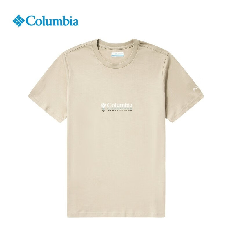 哥伦比亚T恤男士户外休闲时尚透气简约圆领运动短袖 AE1363271