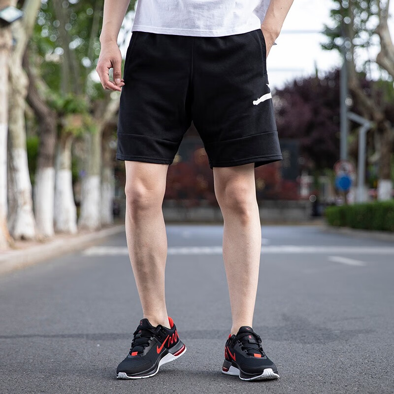 耐克男运动裤跑步健身舒适透气休闲针织短裤 DM2320-010