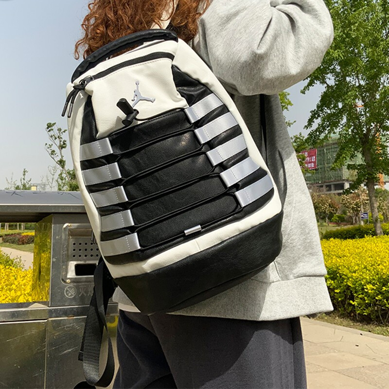 耐克 男女包 Air Jordan运动休闲大容量学生书包电脑双肩背包 JD2123025GS-001