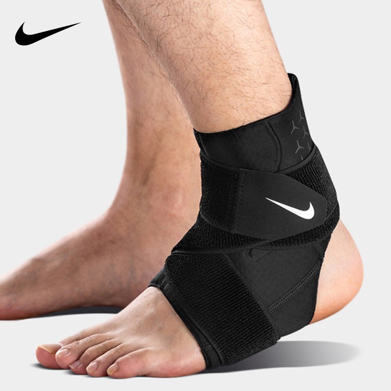 耐克 护踝篮球扭伤防护具绷带加压弹性护裸运动足球透气护脚踝 绑带式护踝DA7067-010