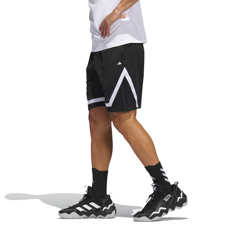 阿迪达斯 男子 篮球系列 PRO BLOCK SHORT 运动 针织短裤 IC2429