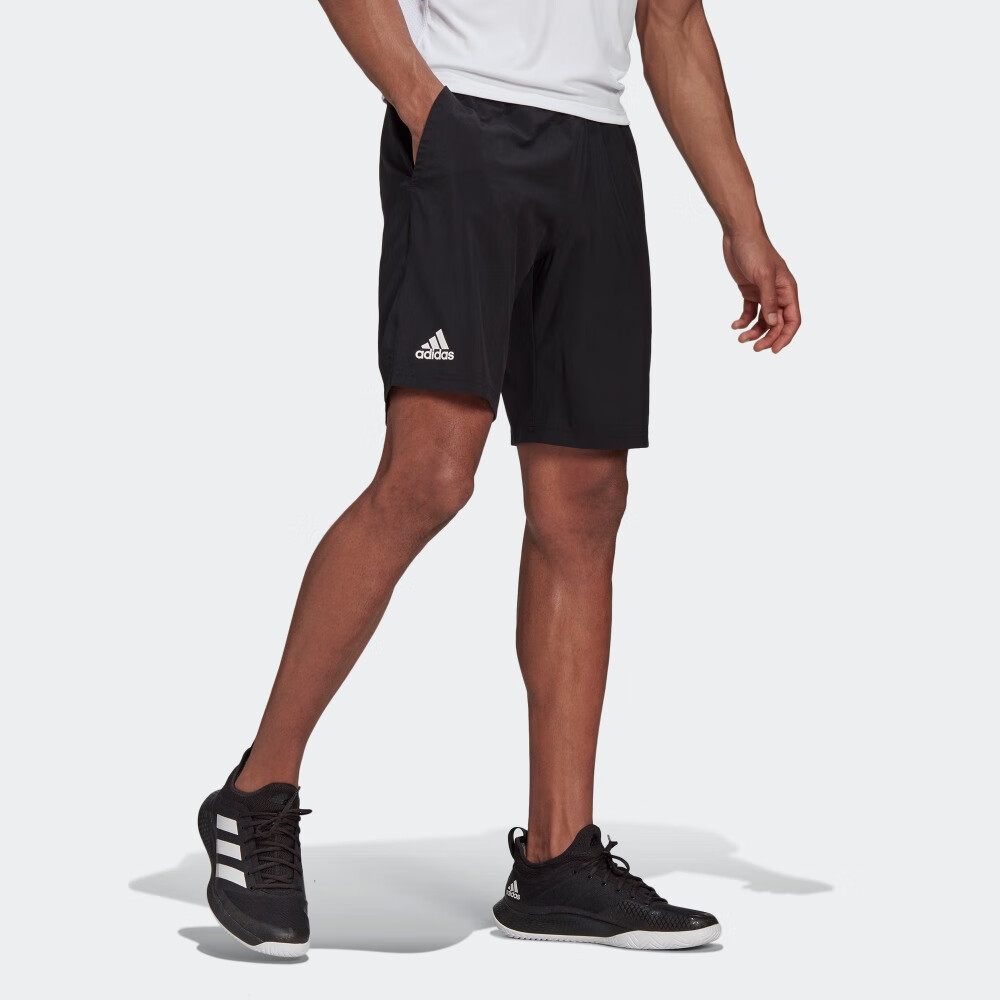 阿迪达斯 男装速干梭织网球运动短裤GL5409