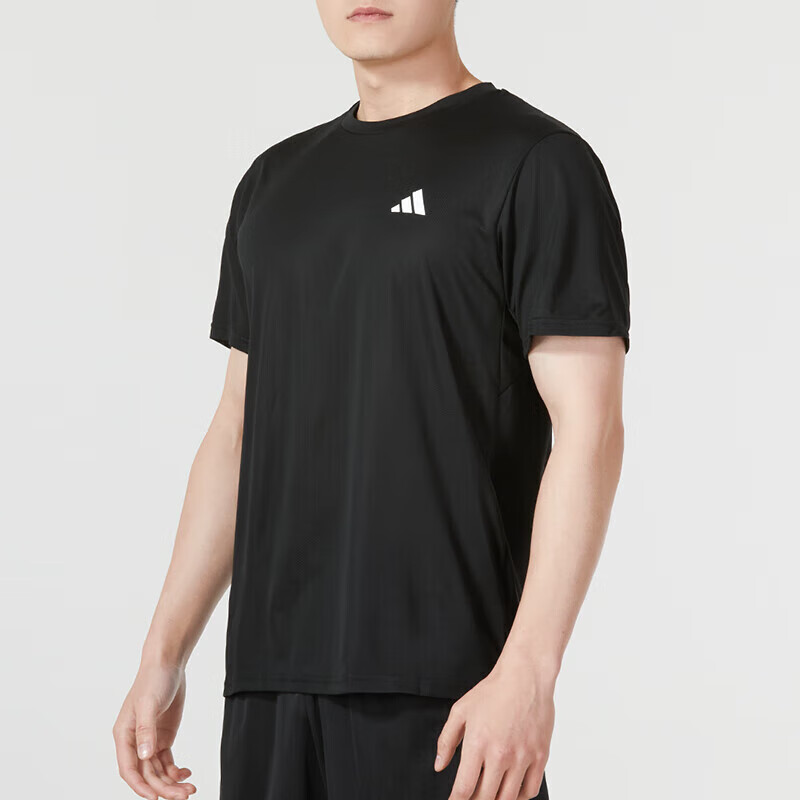 阿迪达斯男t恤 运动服跑步健身训练半袖舒适透气圆领休闲时尚短袖 IC7428