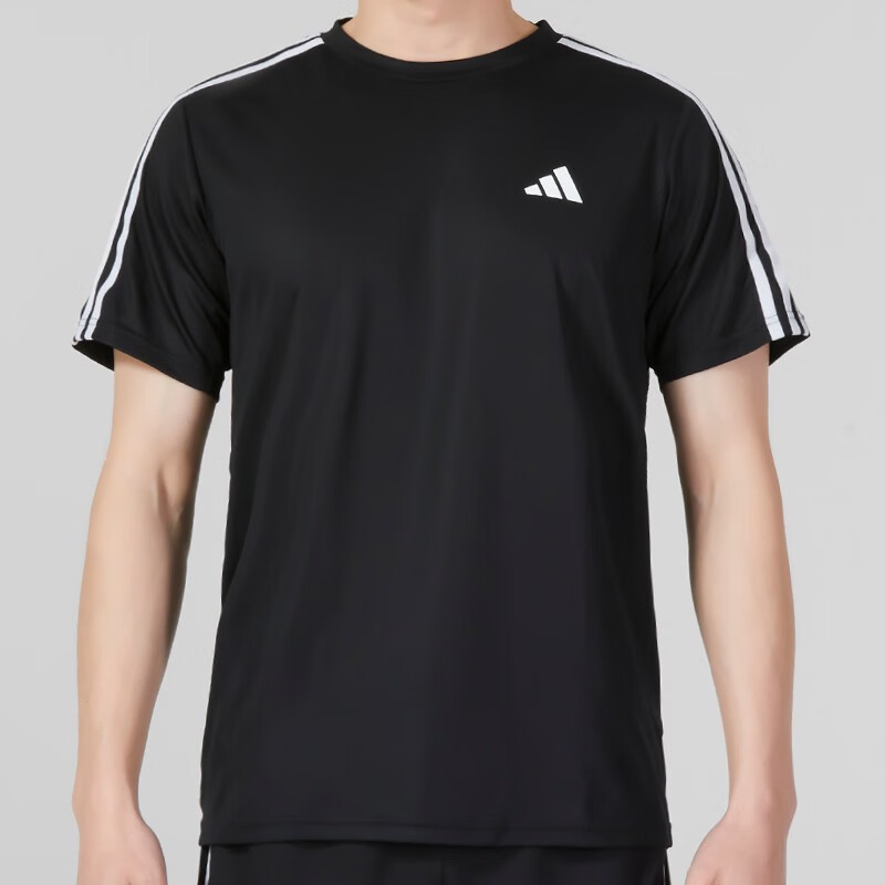 阿迪达斯 男装 运动服健身训练跑步体恤时尚舒适透气圆领短袖T恤 IB8150