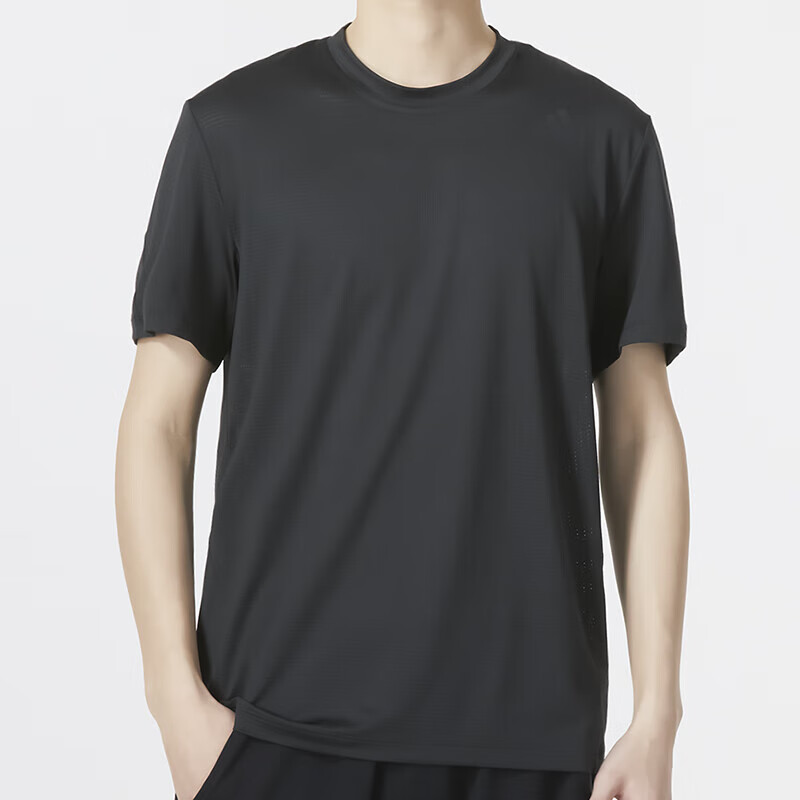 阿迪达斯短袖男装运动服圆领休闲汗衫T恤 FL4333