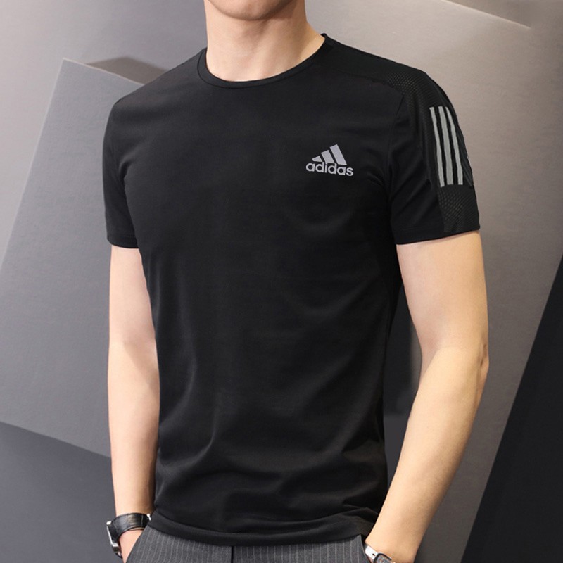 阿迪达斯 短袖男装运动服户外跑步健身快干t恤半袖舒适圆领短袖 FS9799