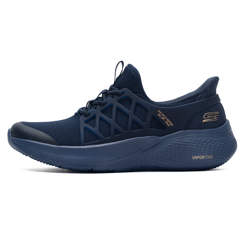 斯凯奇Skechers女鞋 2024冬季新款时尚潮流复古运动鞋低帮耐磨透气休闲鞋板鞋 117507-NVY