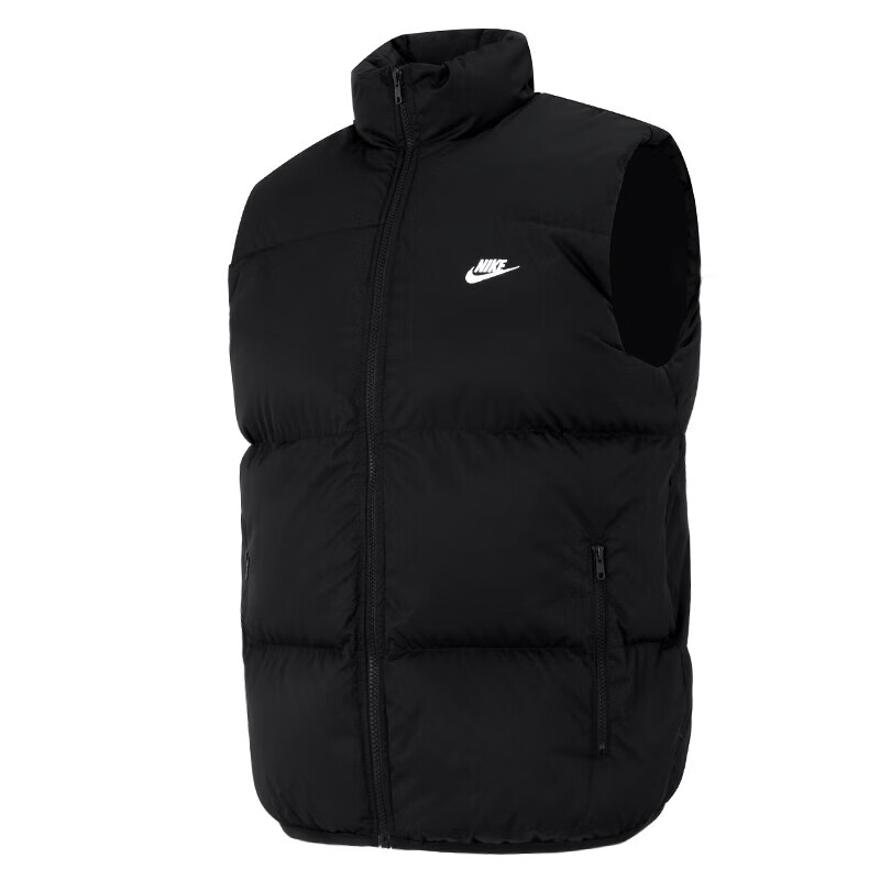 耐克NIKE男装 冬季运动背心户外跑步健身训练防风保暖棉马甲马夹夹克外套 FB7374-010