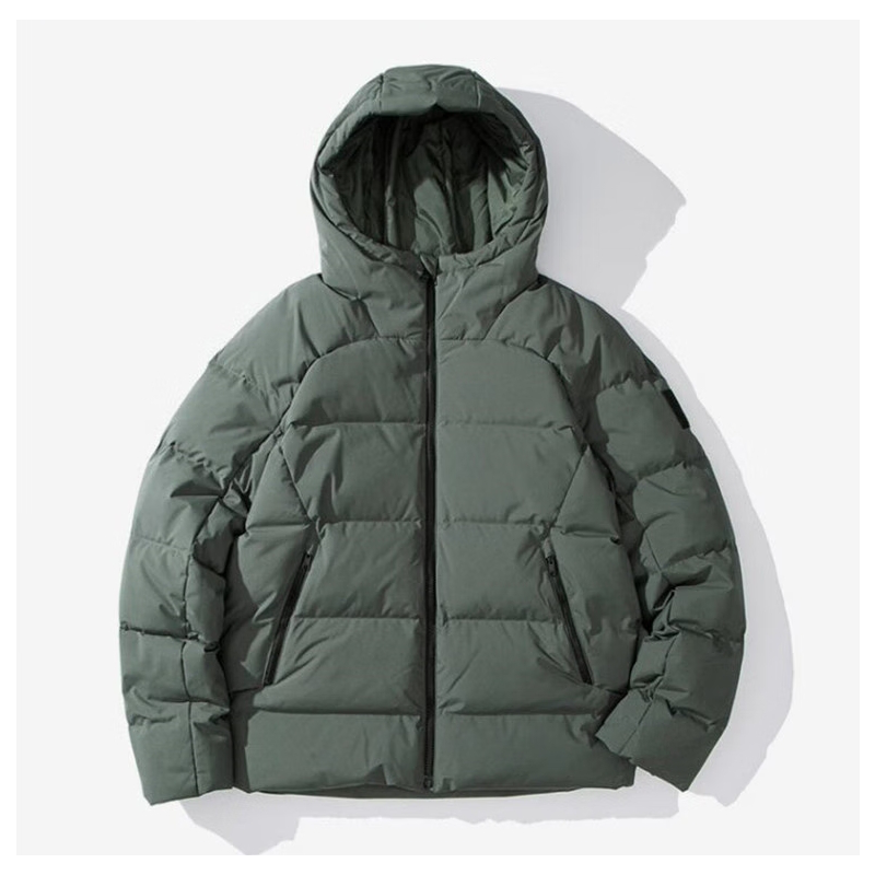 Jack Wolfskin狼爪羽绒服男秋冬新款户外防寒保暖徒步登山厚款羽绒外套 A62280-4136 石板绿