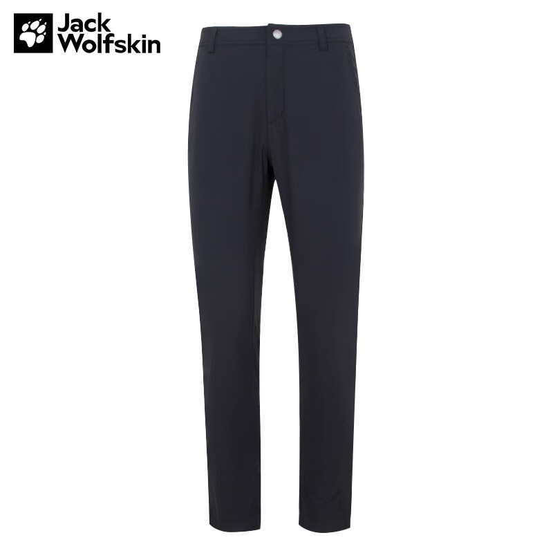 狼爪（Jack Wolfskin）男裤2023新品户外运动裤防泼水透气防风休闲长裤 5522052-6000 黑色