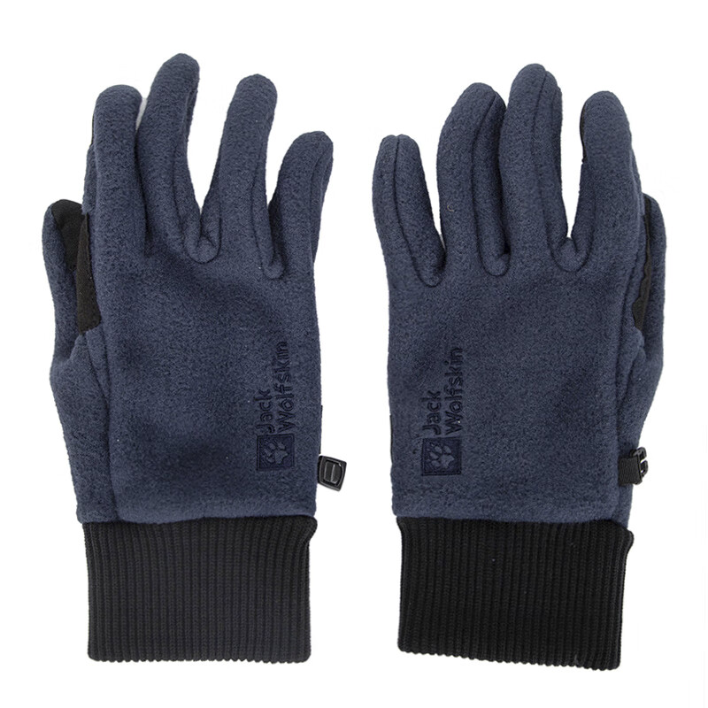jackWolfskin手套男女 新款运动手套户外骑行潮流时尚保暖休闲手套 1901752-1010