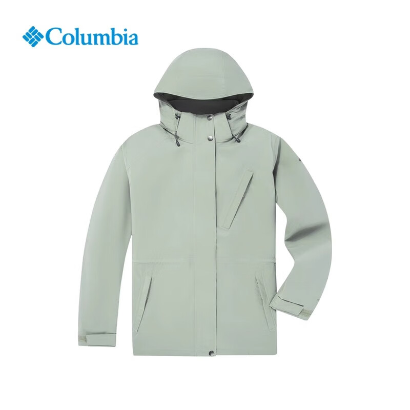 哥伦比亚（Columbia）2024秋冬新女户外鹅绒内胆三合一冲锋衣 XR4862348