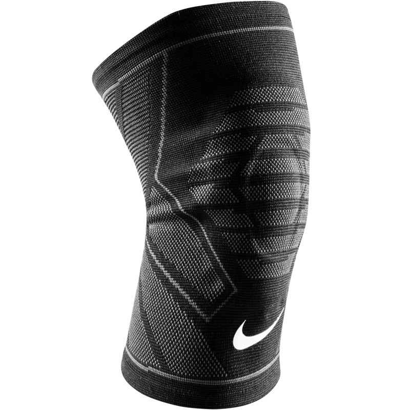 耐克针织护膝NIKE保暖运动男膝盖护套篮球跑步健身关节女专业护具DA6934-010