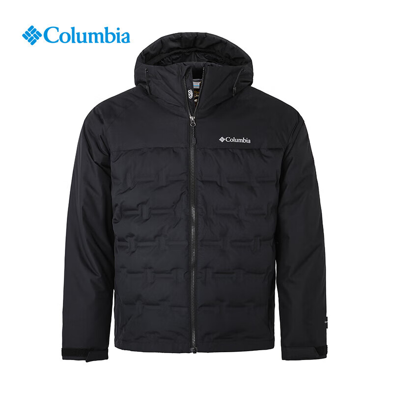 Columbia2024秋冬新品羽绒服男户外金点热能保暖防水热压650蓬外套WE7857 010