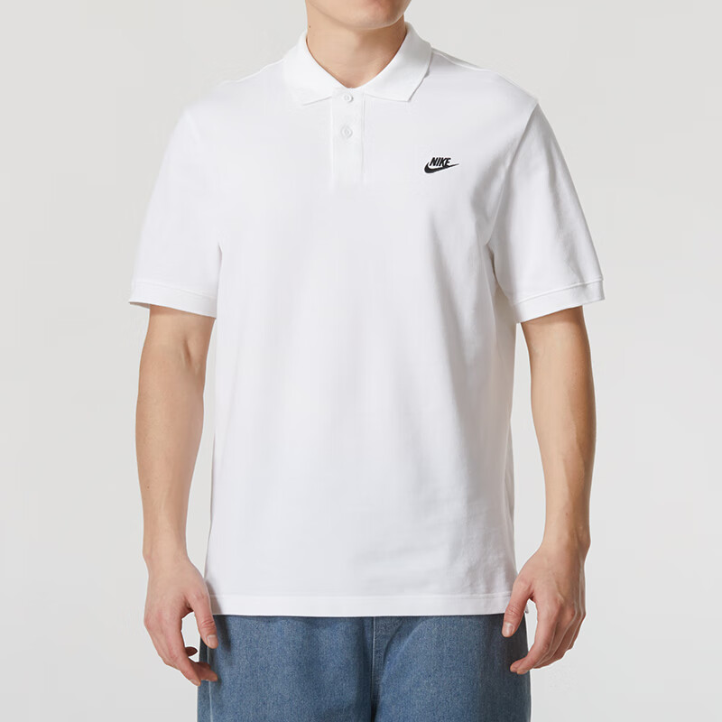 NIKE耐克男子CLUB SS POLO PIQUE宽松休闲百搭POLO衫FN3895-100