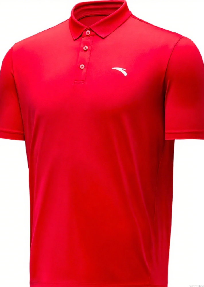 安踏2025夏新男女冰肤凉感针织T短袖POLO衫452520203-4