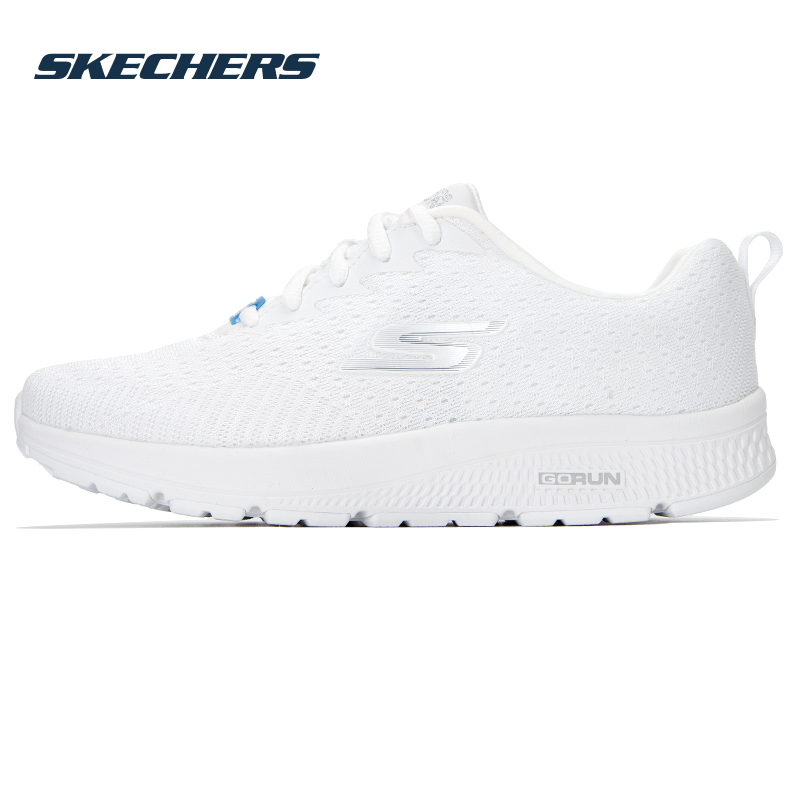 斯凯奇女鞋缓震回弹运动鞋休闲鞋轻便128286-WHT