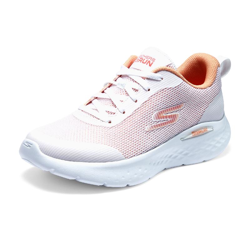 斯凯奇女鞋运动鞋缓震透气轻质休闲跑步鞋129441-WOR