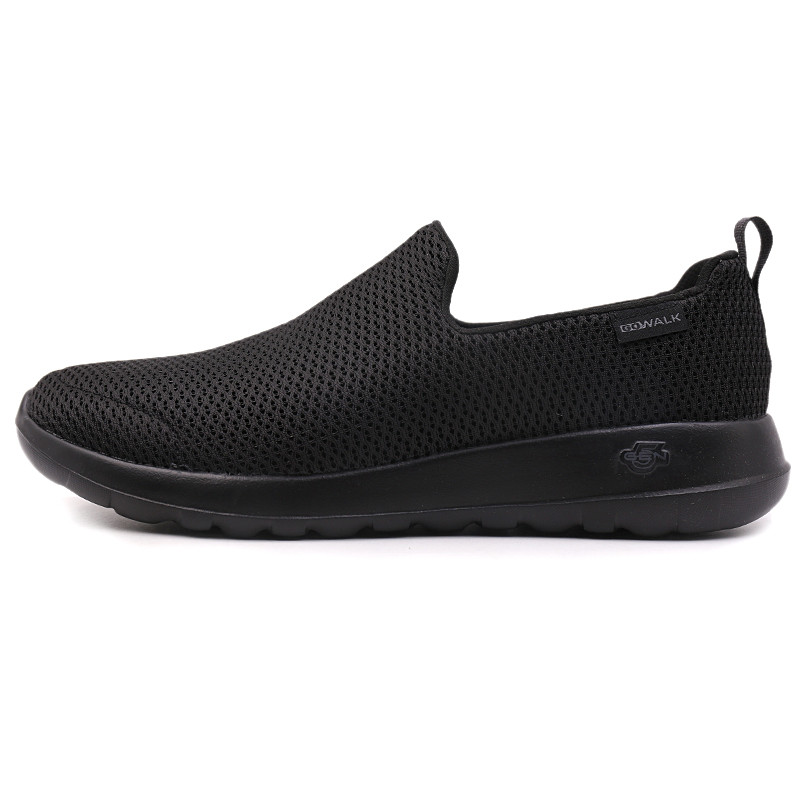 斯凯奇男鞋一脚穿健步鞋浅口运动鞋透气网面跑步鞋54600-BBK