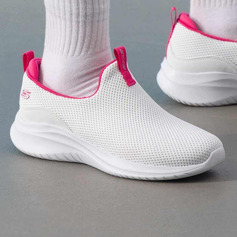 斯凯奇女鞋健步鞋2025夏季新款运动鞋透气健身训练鞋休闲鞋117572-WHT