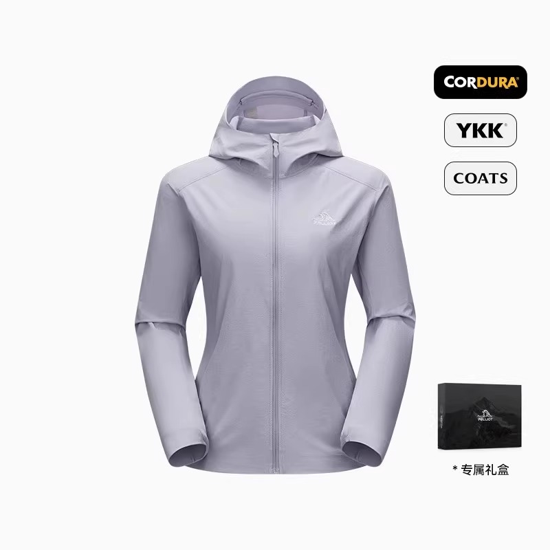 伯希和户外软壳衣男女CORDURA®防泼耐磨徒步登山外套125106004